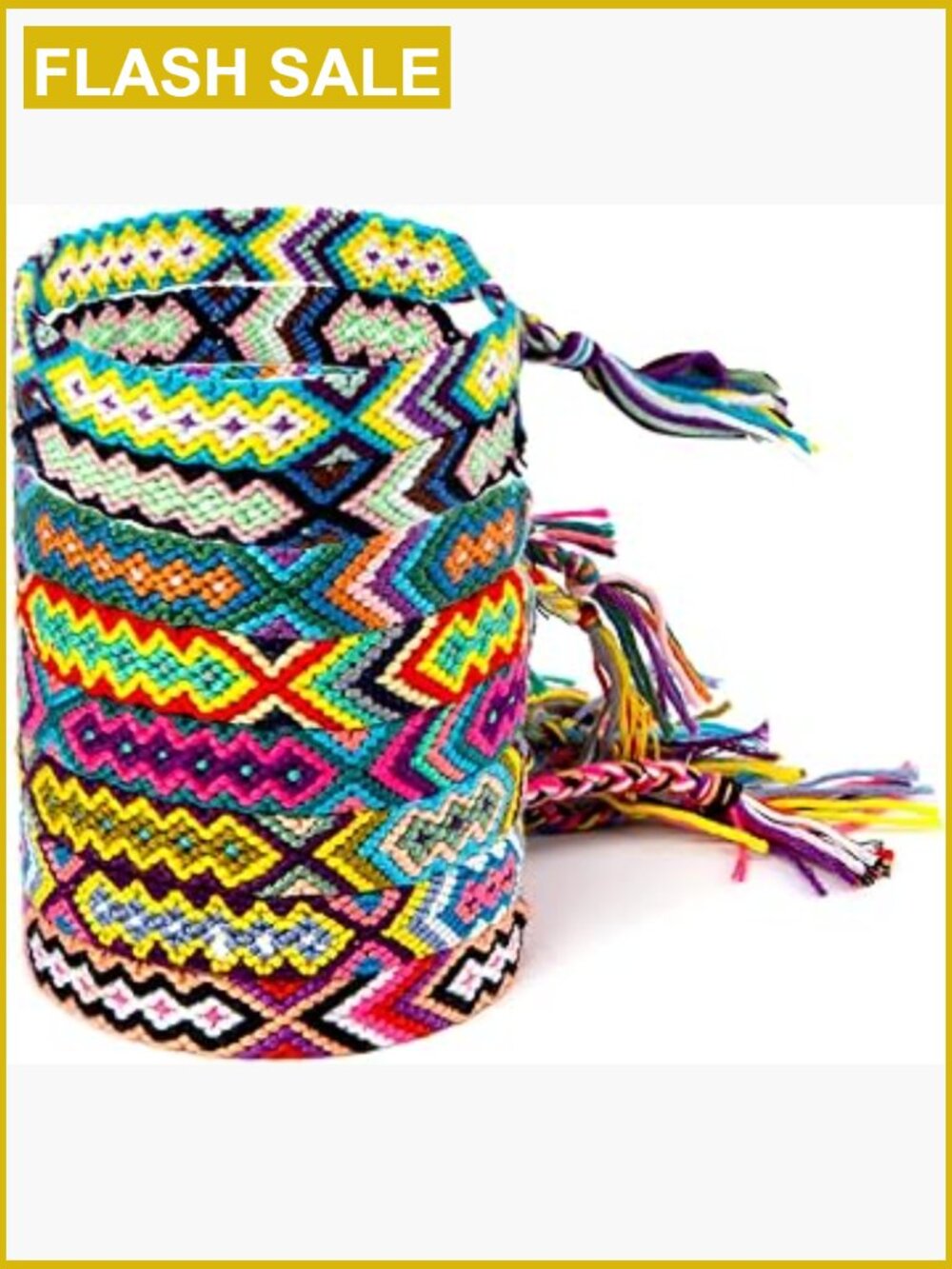 8 Nepal Style Woven Friendship Bracelets, Handmade Adjustable Braided Cord,